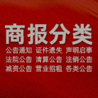 更正公告、股权转让和法定代表人变更公告、关于债务抵销的通知的深圳登报范本